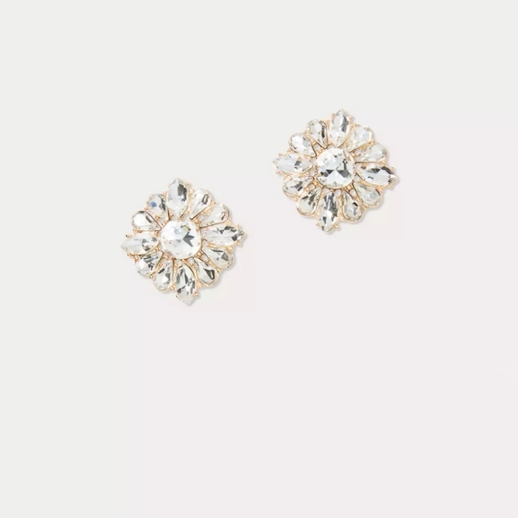 Lilly Pulitzer Gold and Silver Crystal Earrings - Picture 6 of 6